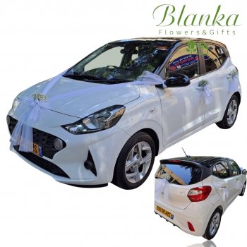 wedding car with flowers№2
