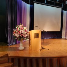 Flowers on Stage in Vase