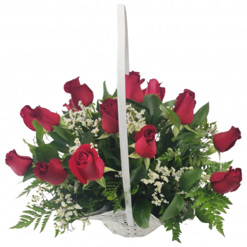 basket of roses