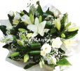 Blanka 55 White Bouquet Lilies and Lisianthus eustome